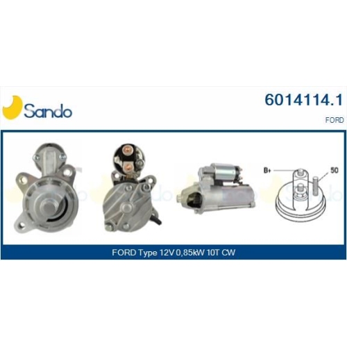 Starter Sando 6014114.1 f&uuml;r Ford