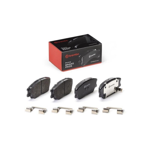 Bremsbelagsatz Scheibenbremse Brembo P30121 Prime Line f&uuml;r Kia Vorderachse