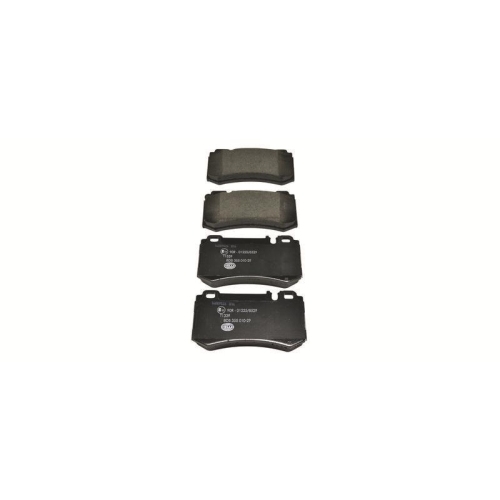 Bremsbelagsatz Scheibenbremse Hella 8DB 355 010-291 f&uuml;r Mercedes Benz Evobus