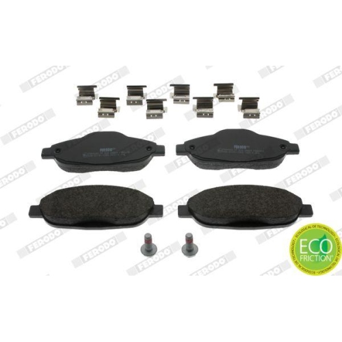 Bremsbelagsatz Scheibenbremse Ferodo FDB4003 Premier Eco Friction für Peugeot