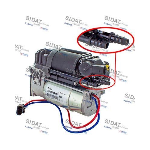 Kompressor Druckluftanlage Sidat 440004 für Bmw