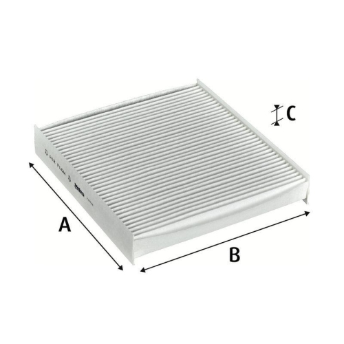 Filter Innenraumluft Valeo 715746 Valeo Essential f&uuml;r Alfa Romeo Lada Mitsubishi