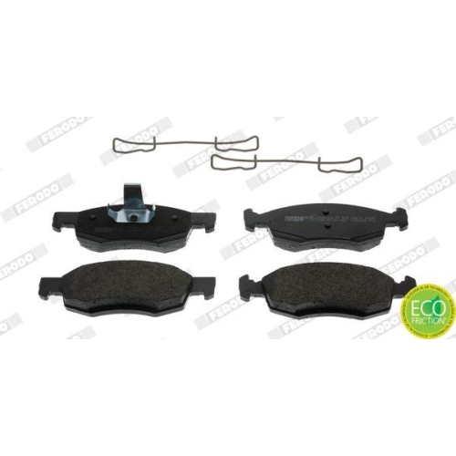 Bremsbelagsatz Scheibenbremse Ferodo FDB4035 Premier Eco Friction f&uuml;r Renault