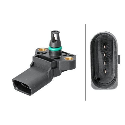 Sensor Ladedruck Hella 6PP 009 400-251 für Audi Seat Skoda VW Hitachi Mwm Unten
