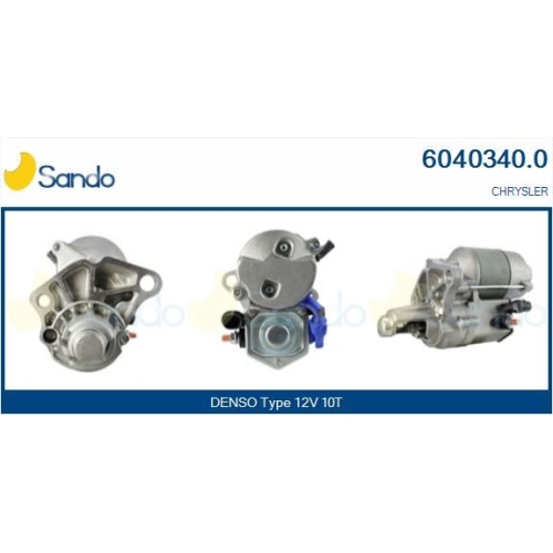 Starter Sando 6040340.0 f&uuml;r Chrysler