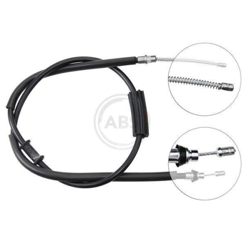 Seilzug Feststellbremse A.b.s. K10537 für Fiat Hinten Links