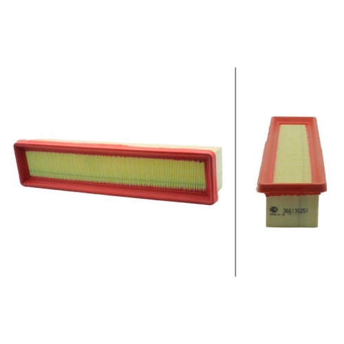 Luftfilter Hella 8ZA 366 130-251 f&uuml;r Nissan Renault Dacia
