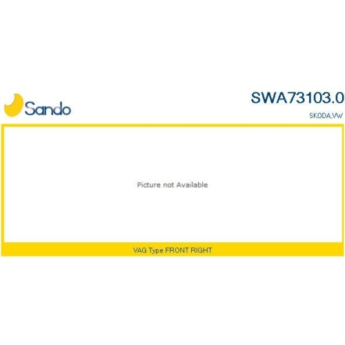 Wischarm Scheibenreinigung Sando SWA73103.0 f&uuml;r Vag Vorne