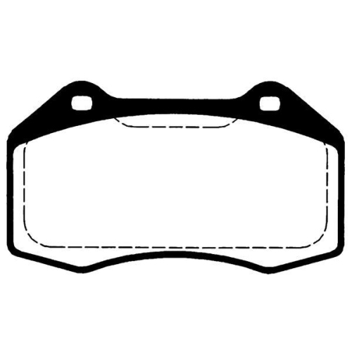 Bremsbelagsatz Scheibenbremse Raicam RA.0801.0 f&uuml;r Renault Alpine Vorderachse