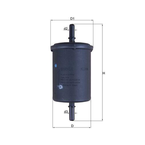 Kraftstofffilter Mahle KL 248 f&uuml;r Citro&euml;n Fiat Gmc Lancia Opel Peugeot Renault
