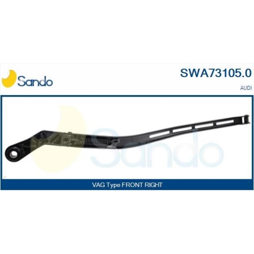 Wischarm Scheibenreinigung Sando SWA73105.0 f&uuml;r Vag Vorne