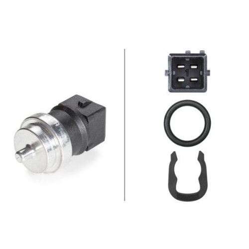 Sensor K&uuml;hlmitteltemperatur Hella 6PT 009 309-551 f&uuml;r Mitsubishi Nissan Opel