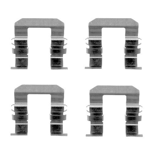 Zubehörsatz Scheibenbremsbelag Hella 8DZ 355 203-251 für Opel Hinterachse