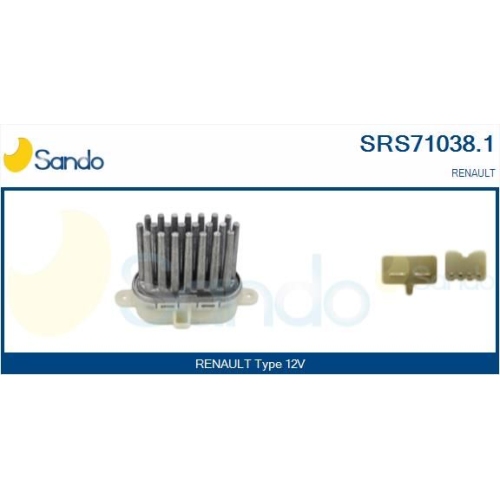 Widerstand Innenraumgebläse Sando SRS71038.1 für Renault