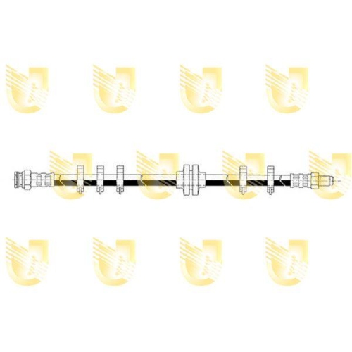 Bremsschlauch Unigom 372617 für Fiat Lancia Hinten