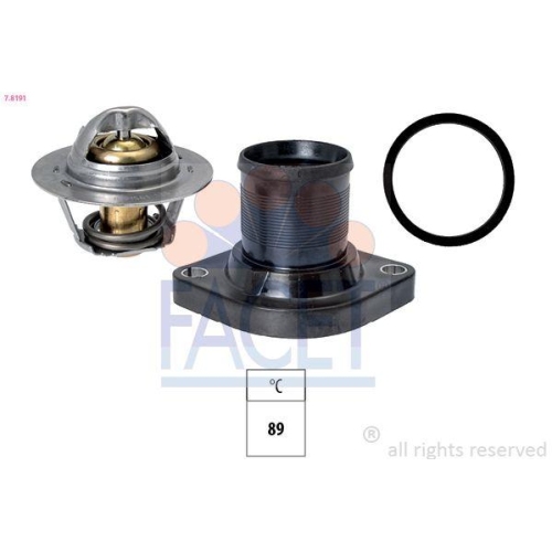 Thermostat K&uuml;hlmittel Facet 7.8191 Made In Italy - Oe Equivalent f&uuml;r Citro&euml;n