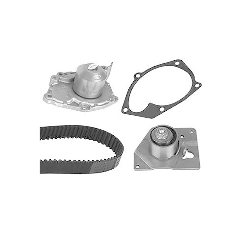 Wasserpumpe + Zahnriemensatz Graf KP822-1 f&uuml;r Mitsubishi Nissan Opel Renault