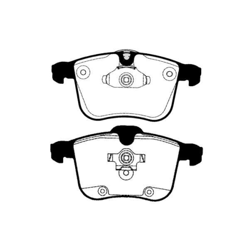 Brake Pad Set Disc Brake Raicam RA.0825.0 for Opel Saab Vauxhall Cadillac