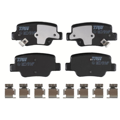 Bremsbelagsatz Scheibenbremse Trw GDB3547 Cotec f&uuml;r Toyota Hinterachse
