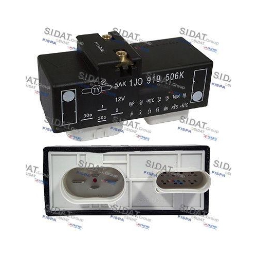 Relay Radiator Fan Overrun Sidat 3.240140 for Audi Seat Skoda VW Vag