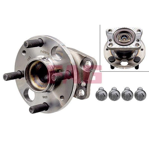 Radlagersatz Schaeffler Fag 713 6158 50 f&uuml;r Mazda Hinterachse