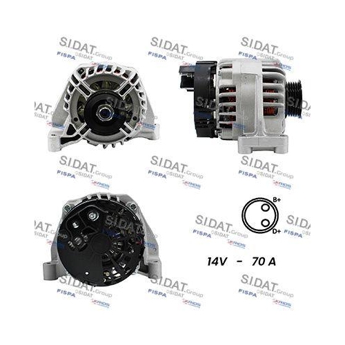 Generator Sidat A12DE1139A2 für Alfa Romeo Fiat Lancia