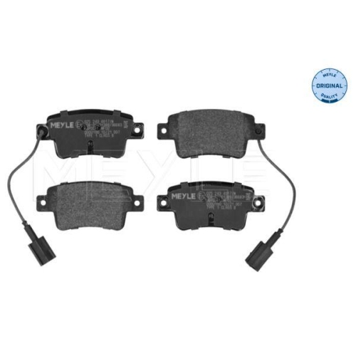 Bremsbelagsatz Scheibenbremse Meyle 0252434917W Meyle-original: True To Oe. f&uuml;r
