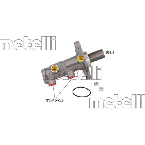 Hauptbremszylinder Metelli 05-1283 f&uuml;r Ford