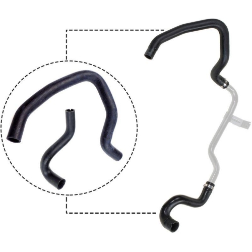 K&uuml;hlerschlauch Gates 05-2684 f&uuml;r Peugeot Unten