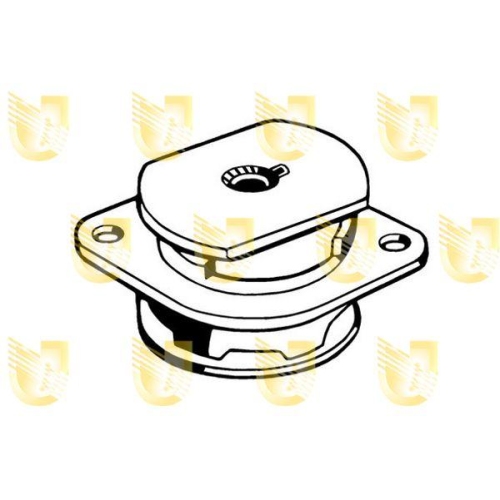 Lagerung Motor Unigom 395336 für Fiat Hinten
