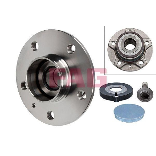 Radlagersatz Schaeffler Fag 713 6108 90 f&uuml;r Audi Audi (faw) Hinterachse