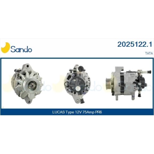 Generator Sando 2025122.1 f&uuml;r Tata
