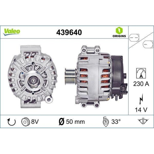 Generator Valeo 439640 Valeo Origins - New O.e. Technologie f&uuml;r Bmw