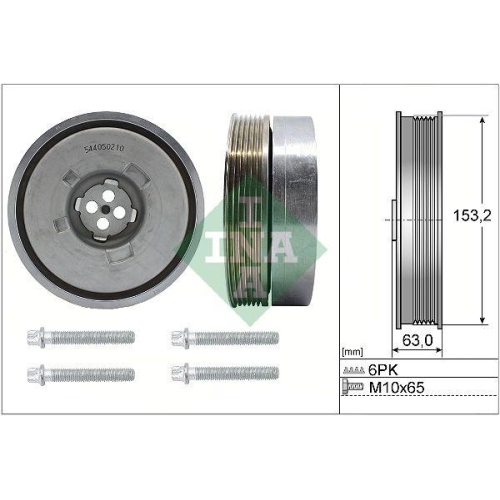 Riemenscheibensatz Kurbelwelle Schaeffler Ina 544 0502 20 f&uuml;r Bmw Mini