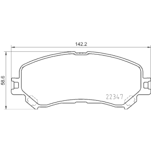Kit Pastiglie Freno Freno A Disco Hella Pagid 8DB 355 025-081 per Renault