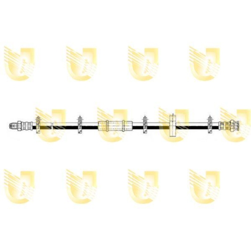 Bremsschlauch Unigom 372743 f&uuml;r Fiat Vorne