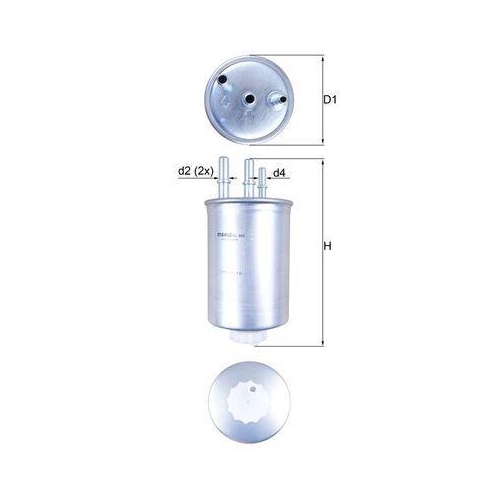 Kraftstofffilter Mahle KL 505 f&uuml;r Ssangyong Tata