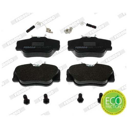 Bremsbelagsatz Scheibenbremse Ferodo FDB415 Premier Eco Friction f&uuml;r Vorderachse
