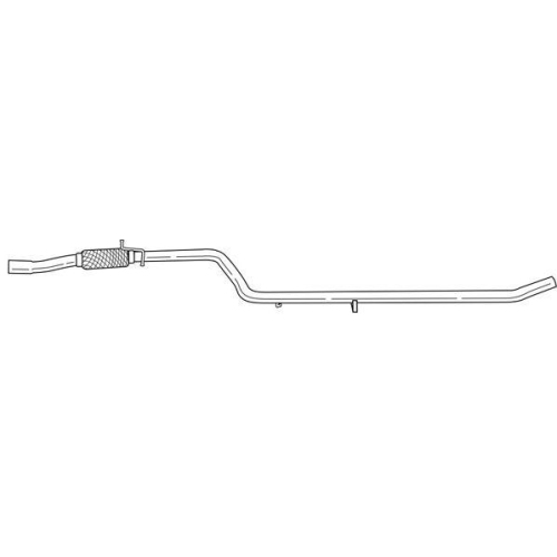 Abgasrohr Sigam 12529 f&uuml;r Fiat Mitte