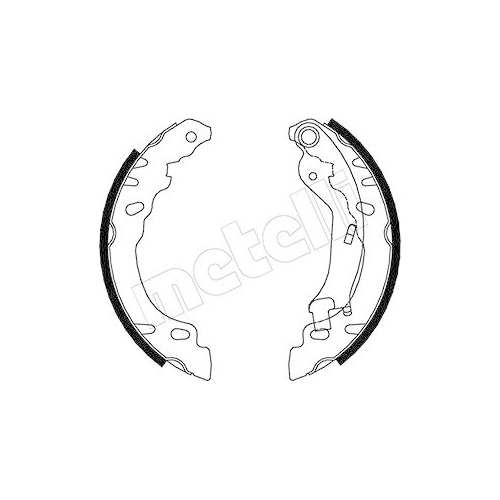 Bremsbackensatz Metelli 53-0090 f&uuml;r Fiat Ford Hinterachse