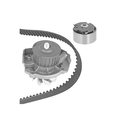 Wasserpumpe + Zahnriemensatz Graf KP866-1 f&uuml;r Alfa Romeo Fiat Ford Lancia