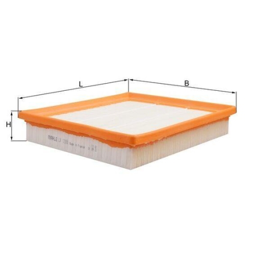 Luftfilter Mahle LX 1288 f&uuml;r Chrysler Dodge Fiat Lancia