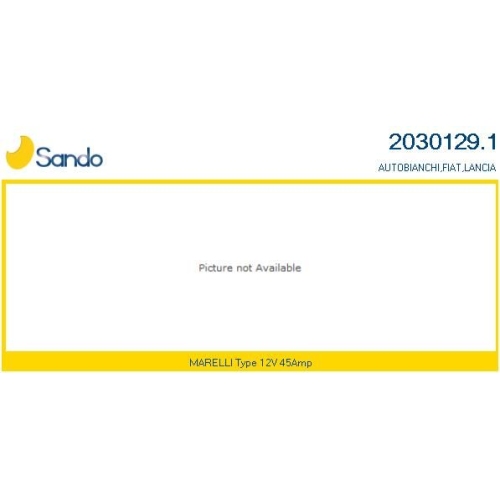 Generator Sando 2030129.1 f&uuml;r Fiat