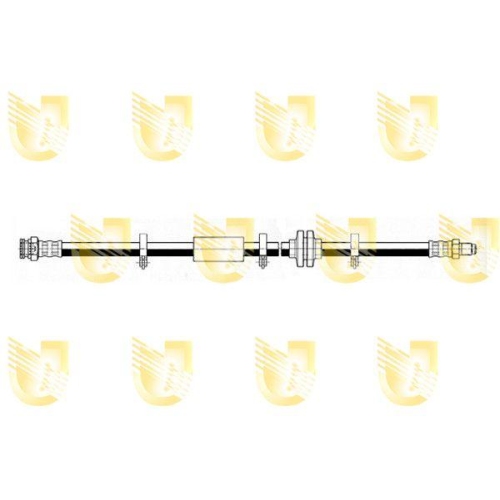 Bremsschlauch Unigom 372751 für Alfa Romeo Hinten