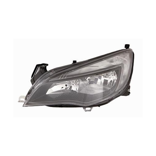 RECHTER SCHEINWERFER OPEL ASTRA J 2013 PARAB. SCHWARZ MIT MOTOR UND LED-TAGES