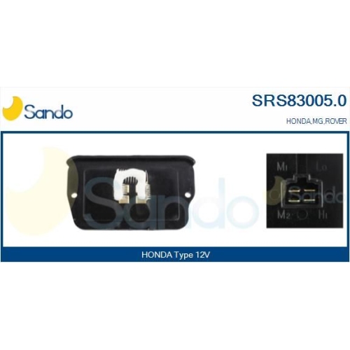 Widerstand Innenraumgebl&auml;se Sando SRS83005.0 f&uuml;r Honda Rover