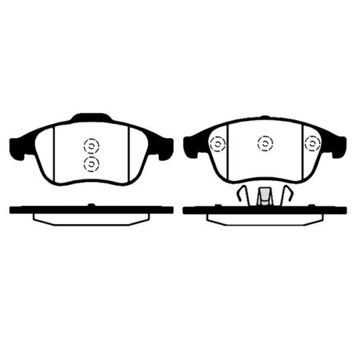 Bremsbelagsatz Scheibenbremse Raicam RA.0930.1 f&uuml;r Renault Vorderachse