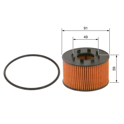 Servicekit 3 Filter Bosch f&uuml;r FORD MONDEO sxu #lz+6 Liter &Ouml;l 5w30