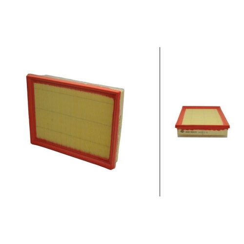 Luftfilter Hella 8ZA 366 130-431 f&uuml;r Citro&euml;n Opel Peugeot Toyota