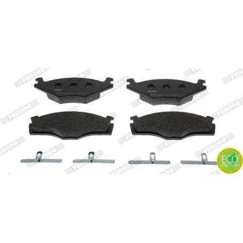 Bremsbelagsatz Scheibenbremse Ferodo FDB419 Premier Eco Friction f&uuml;r Seat VW